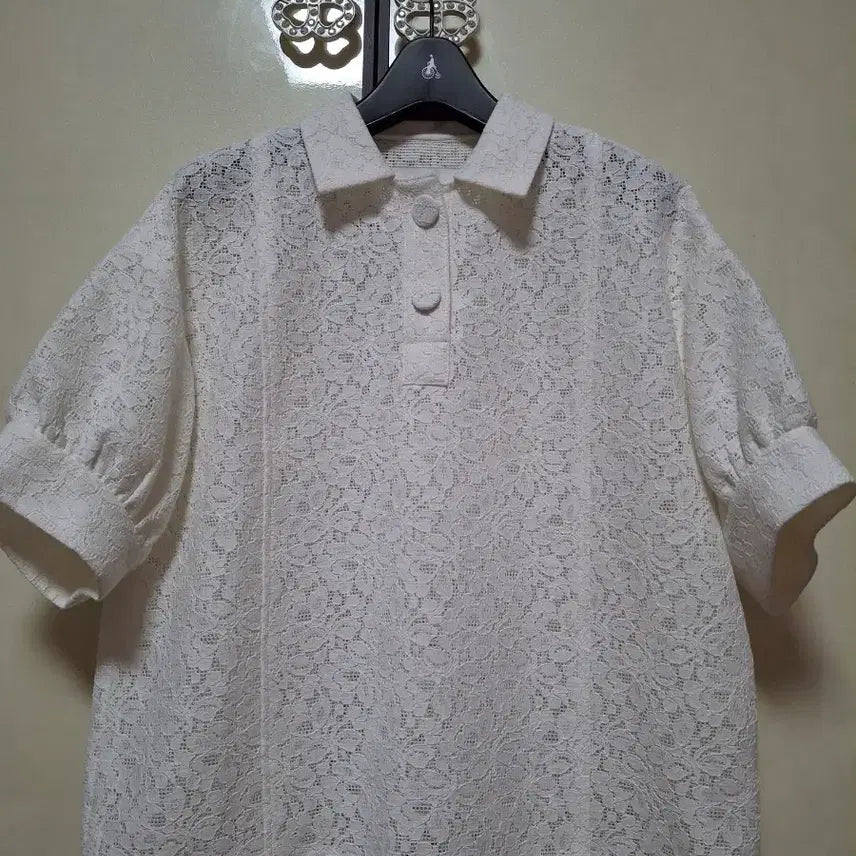 [BUNJANG] NEUL Lace Collar Blouse / NEUL 레이스 카라 블라우스 L    66날씬77