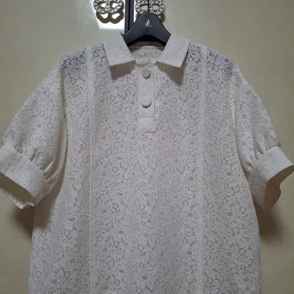 [BUNJANG] NEUL Lace Collar Blouse / NEUL 레이스 카라 블라우스 L    66날씬77