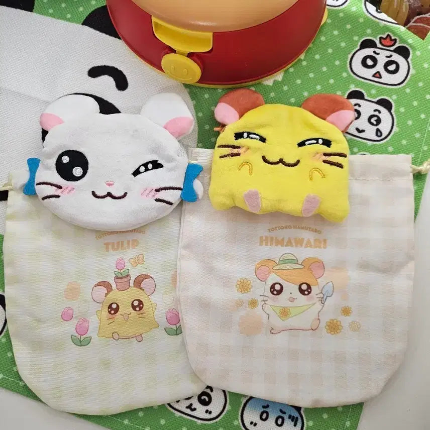 [BUNJANG] Hamtaro Pouch & Coin Purse Set / 햄토리 파우치 모음 판매합니다.