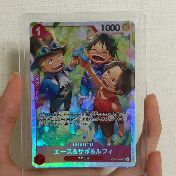 [BUNJANG] One Piece Card Ace & Sabo & Luffy OP13-007 Japanese Edition / 일본판 원피스 카드 에이스&사보&루피 OP13-007