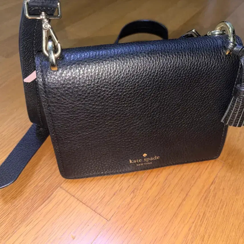 [BUNJANG] Kate Spade Black Leather Shoulder Bag / 케이트 스페이드 숄더백 블랙