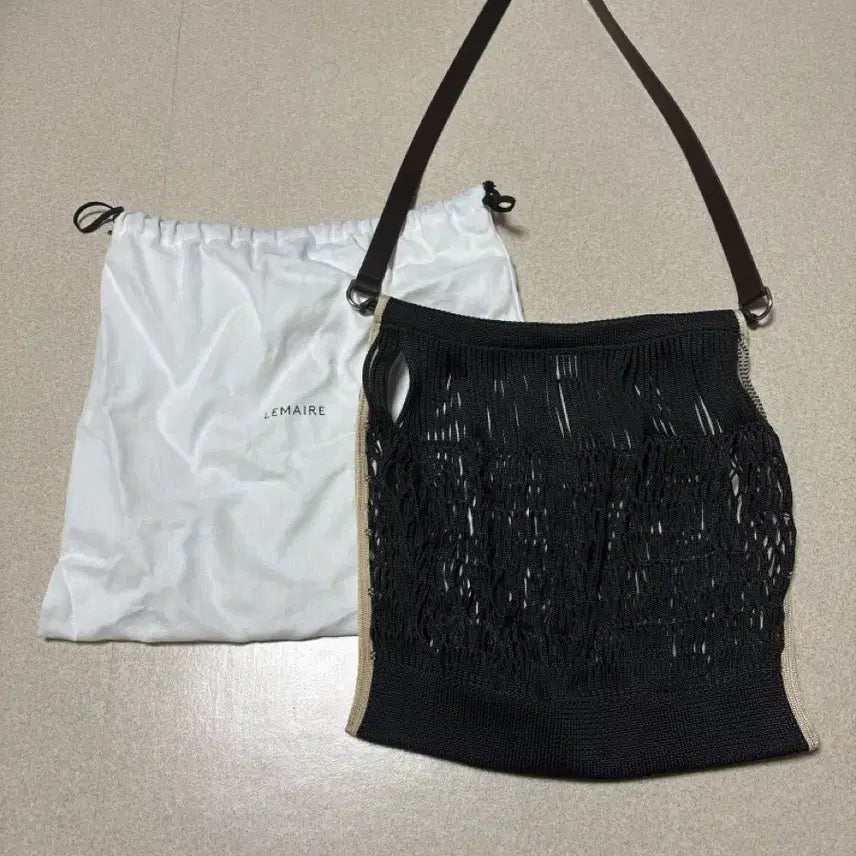 [BUNJANG] Lemaire Net Bag Black Large / 공홈구매) 르메르 네트백 블랙 라지