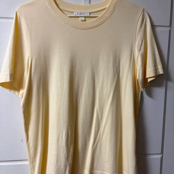 [BUNJANG] COS Plain T-Shirt Yellow / 코스 무지 반팔티 옐로우
