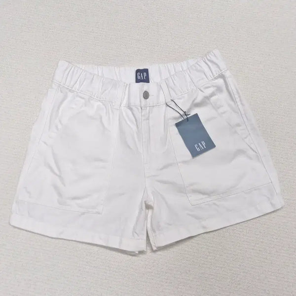 [BUNJANG] GAP White Denim Style Banded Shorts / GAP 허리밴딩 반바지 거의새거