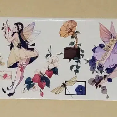 [BUNJANG] Fairy and Flower Deco Sticker Set / 다꾸 스티커 소분 (요정과 꽃)