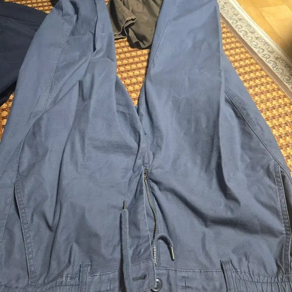 [BUNJANG] Uniqlo Men's Blue Cotton Pants (Size 84-92cm) / (옷장정리)유니클로 남성 얇은 면바지 블루 84-92cm