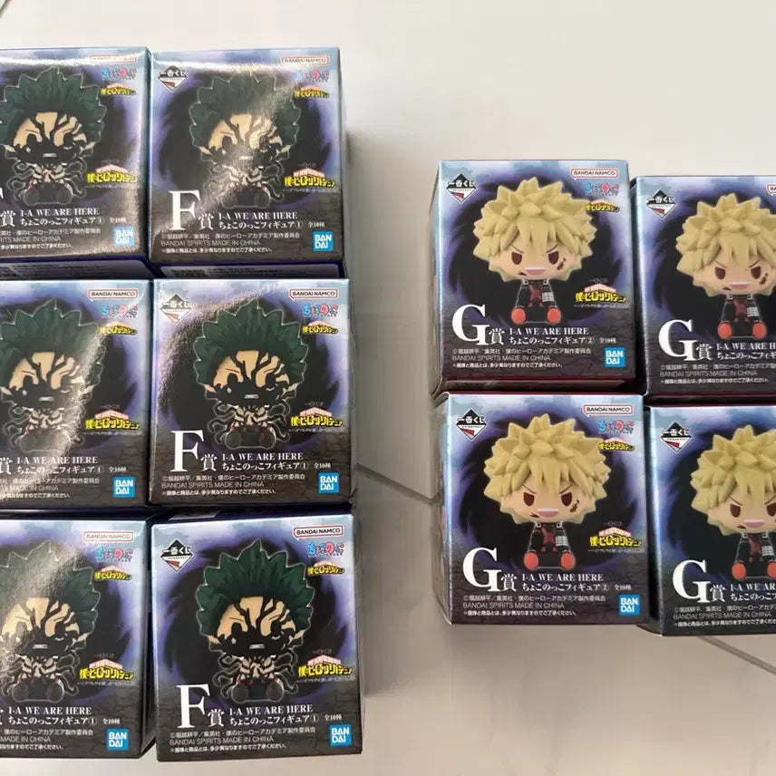 [BUNJANG] My Hero Academia Ichiban Kuji Chokonokko F Prize & G Prize Bundle / 제일복권 히로아카 초코노코 F상 6개/G상 4개 미개봉 일괄 판매 합니다