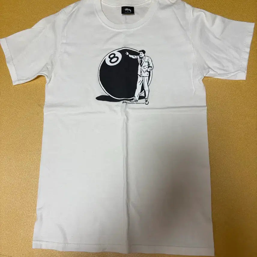 [BUNJANG] Stussy 8 Ball T-Shirt White / 스투시 8볼 반팔티 화이트