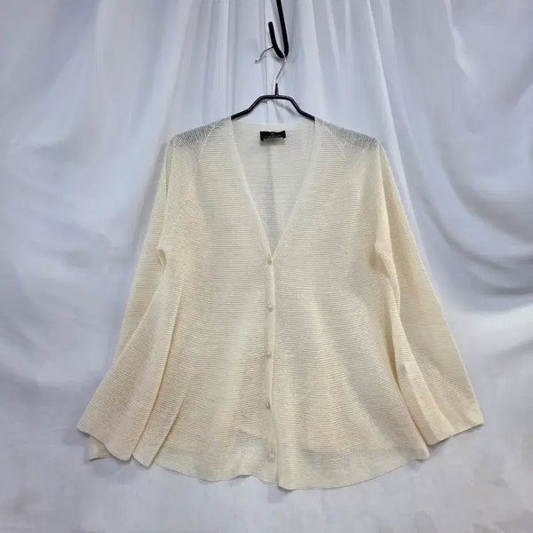 [BUNJANG] Lanvin Women's Lambswool Cardigan Cream / LANVIN여성마인견 크림색 가디건90