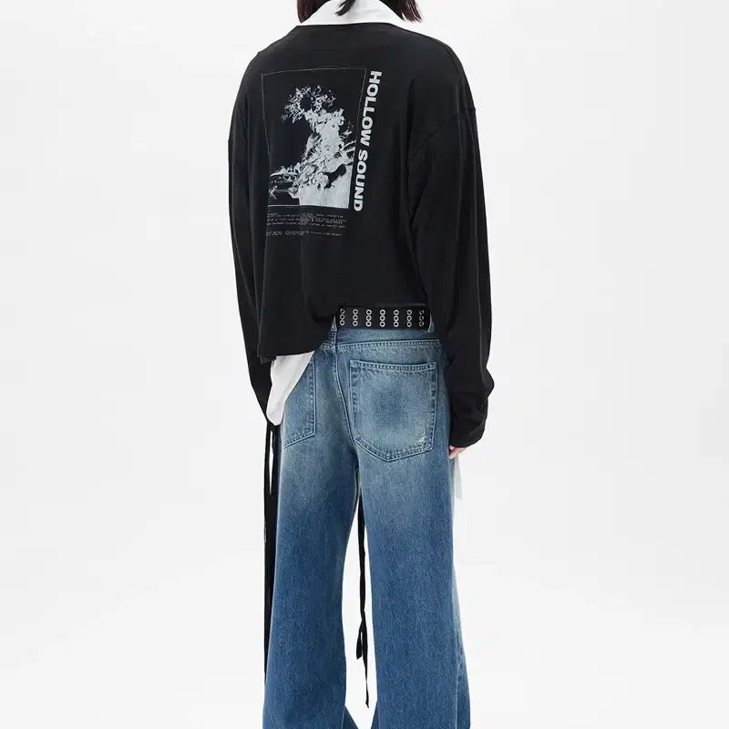 [BUNJANG] Ann Demeulemeester Emil Relaxed Fit Long Sleeve T-Shirt XL / 앤드뮐미스터 에밀 릴랙스 핏 긴팔 티셔츠 XL사이즈