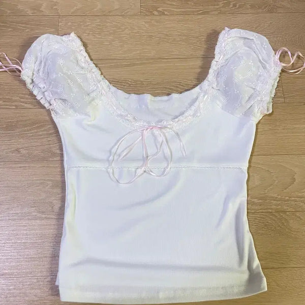 [BUNJANG] Clissier Puff Blouse Top / 클리시어(코프) 퍼프 블라우스티