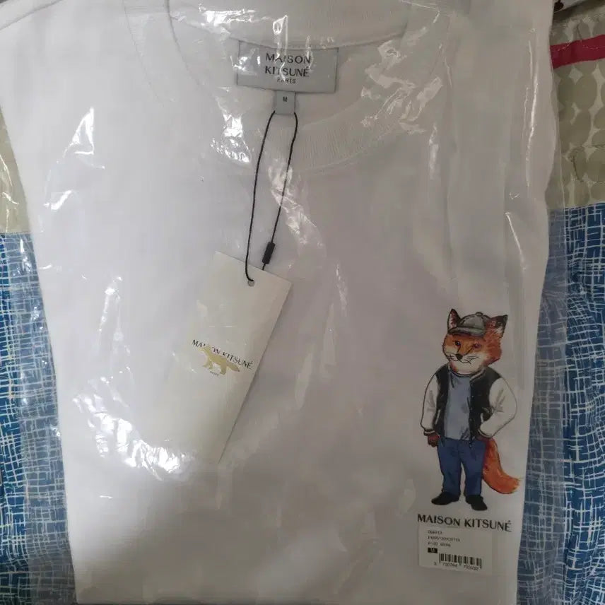 [BUNJANG] Maison Kitsuné Fox Graphic T-Shirt White M / 메종키츠네 반팔티 화이트 M