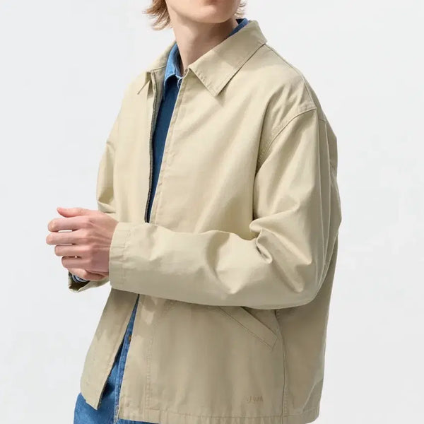[BUNJANG] Uniqlo JW Anderson Zip-Up Blouson Beige L / 유니클로 JW 앤더슨 집업 블루종 L 베이지