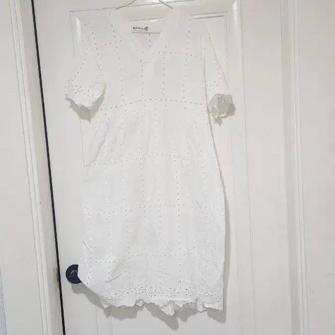 [BUNJANG] Zara Lace Dress White / 자라 레이스 원피스 화이트