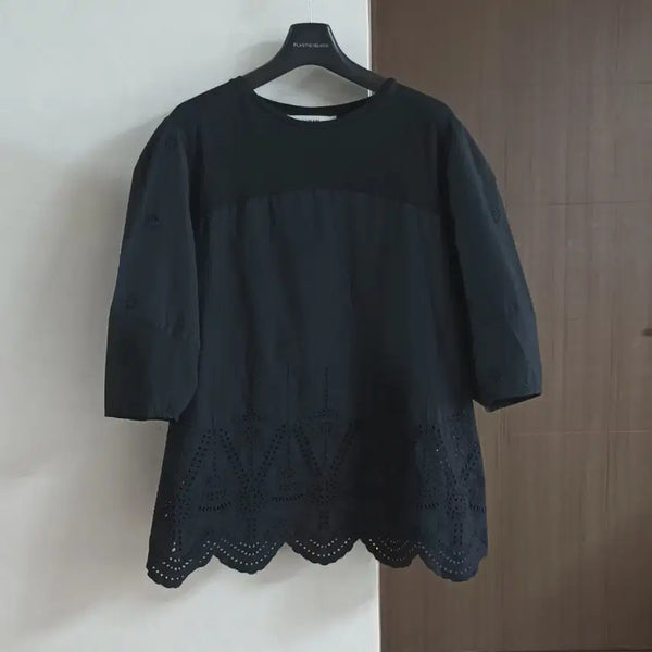[BUNJANG] Son Jung Wan Puff Sleeve Lace Blouse / 손정완 퍼프소매  블라우스