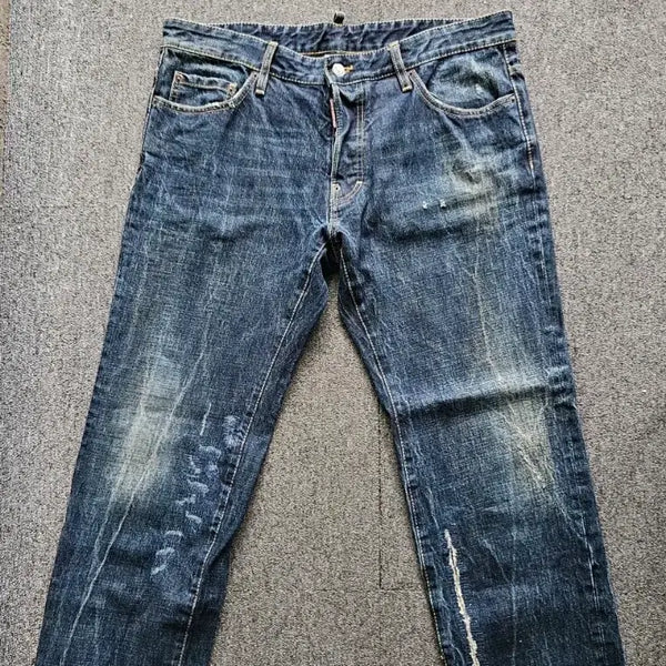 [BUNJANG] DSQUARED2 Men's Denim Jeans Size 52 Vintage Wash / 디스퀘어드 52사이즈 데님