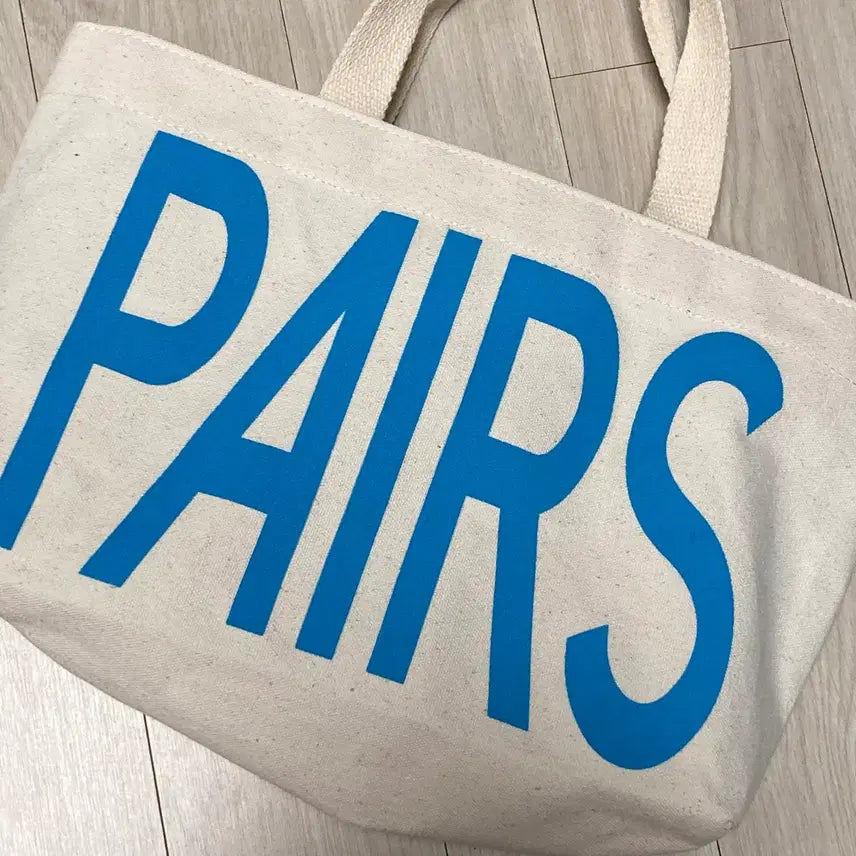 [BUNJANG] Pairs Ivory Eco Bag / 페어스 pairs 에코백 아이보리