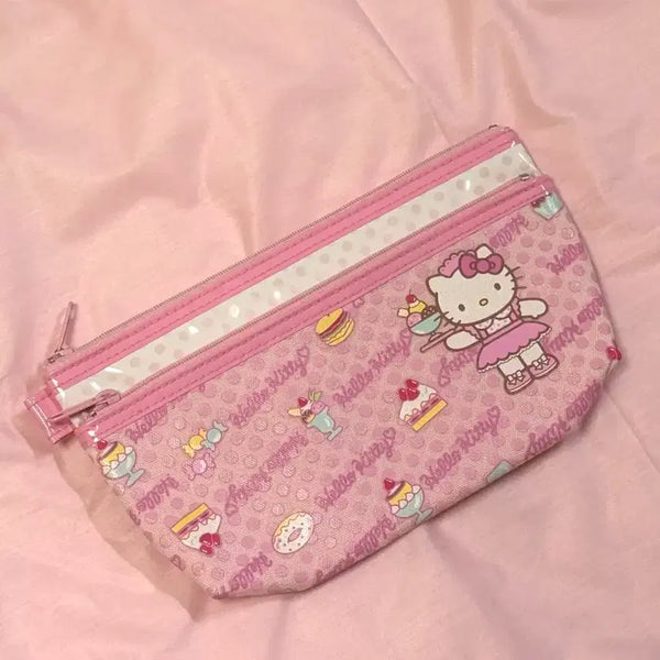 [BUNJANG] Vintage Waitress Kitty Pouch & Parfait Kitty Pouch Bundle / (새상품컨디션) 고전 웨이트리스키티 파우치, 고전파르페키티 파우치