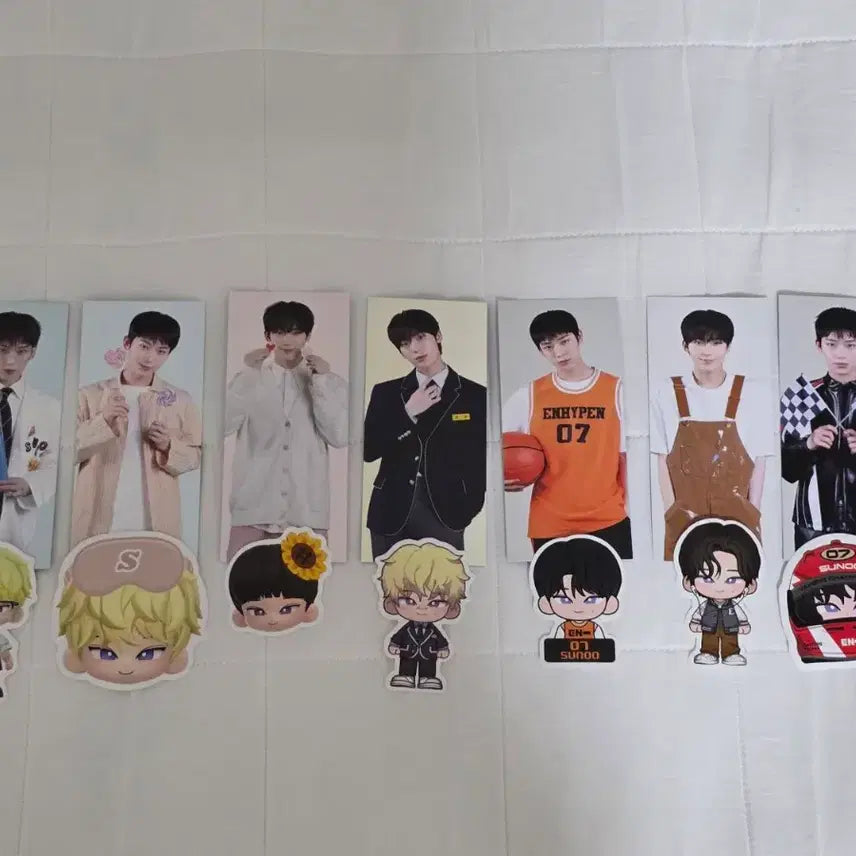 [BUNJANG] ENHYPEN Sunwoo World Ver. Concept Photocard & Sticker Set / [선우] 엔하이픈 월드 ver.(컨셉포터+스티커)