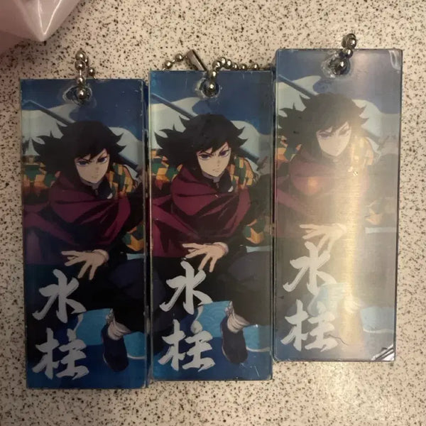 [BUNJANG] Demon Slayer Random Acrylic Stick Keychain Giyu / 귀멸의칼날 랜덤 아크릴 스틱 키링 기유