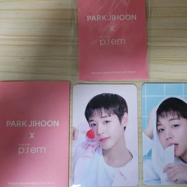 [BUNJANG] Park Ji Hoon Makeprem Photocard A, B, C Set (6ea, Sealed) / 박지훈 메이크프렘 포토카드 A.B.C세트 총 6장(미개봉)