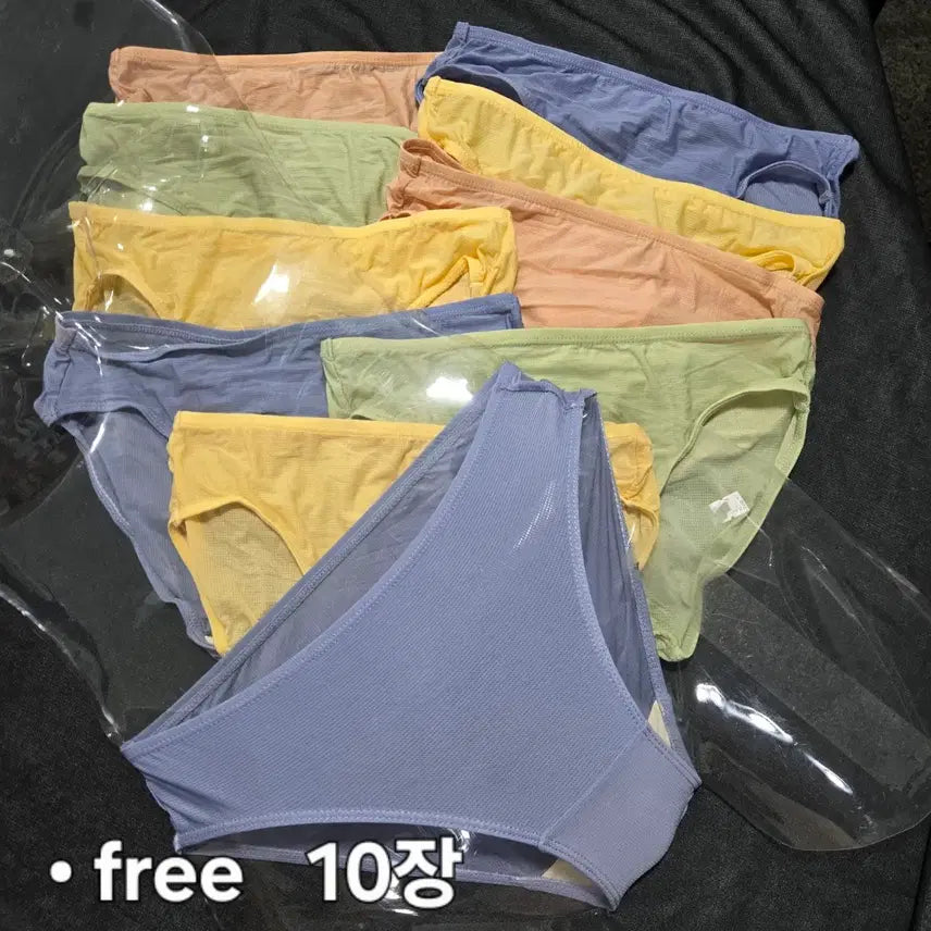 [BUNJANG] Women's Cooling Panties 10-Pack (Free Size) / 여성큘링팬티10장Free