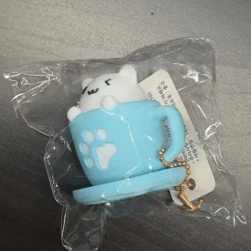 [BUNJANG] Cat & Dog Mug Teacup Clicker Keychain / 고양이 강아지 머그컵 찻잔 클릭커 딸깍이 키링