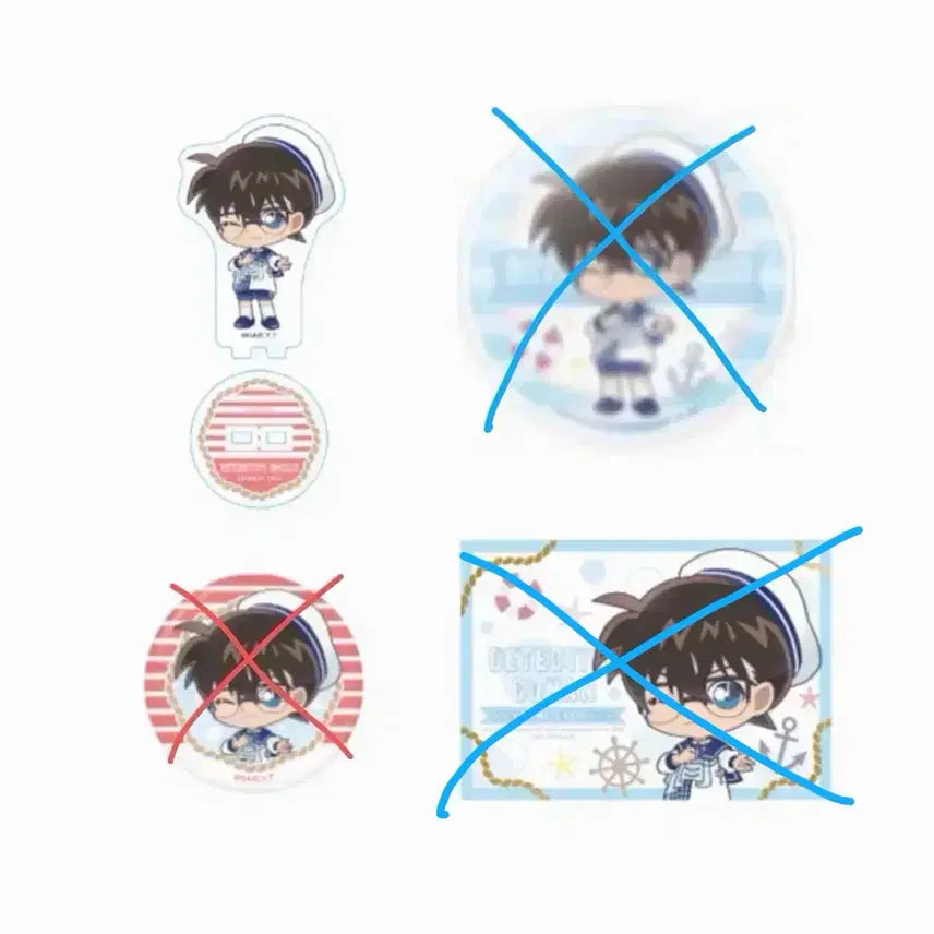 [BUNJANG] Detective Conan Animate Collaboration Cafe Acrylic Stand, Gold Foil Bromide, Acrylic Coaster / 코난 애니메이트 콜라보카페 아크릴스탠드 금박브로마이드 아크릴코스터