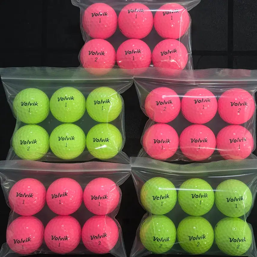 [BUNJANG] Volvik Max Golf A-Grade 3-Piece High Rebound Distance Color Lost Golf Balls (60 Balls) / 볼빅 맥스고 A급 3피스 초고반발 비거리 컬러 로스트볼 60구 중고골프공