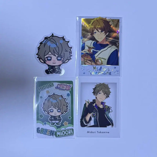 [BUNJANG] Ensemble Stars Midori Waguru Waguru Photocard Sticker 10th Anniversary POB Phatauts Prologue / 앙스타 미도리 와글와글 포카 스티커 10주년 특전 파샷츠 서장 폴라