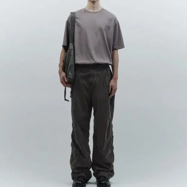 [BUNJANG] INSILENCE Pigment Shirring Pants Washed Brown / (M)인사일런스 피그먼트 셔링 팬츠 WASHED BROWN