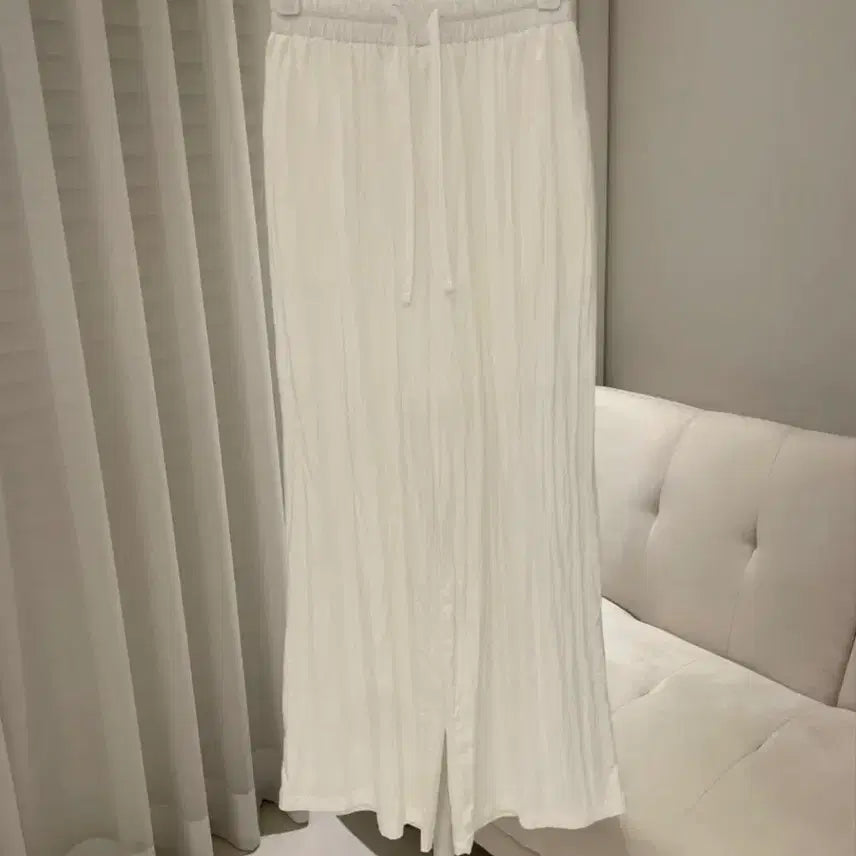 [BUNJANG] Wrinkle Banding Pants (Ivory) / 링클 밴딩 팬츠(아이보리)
