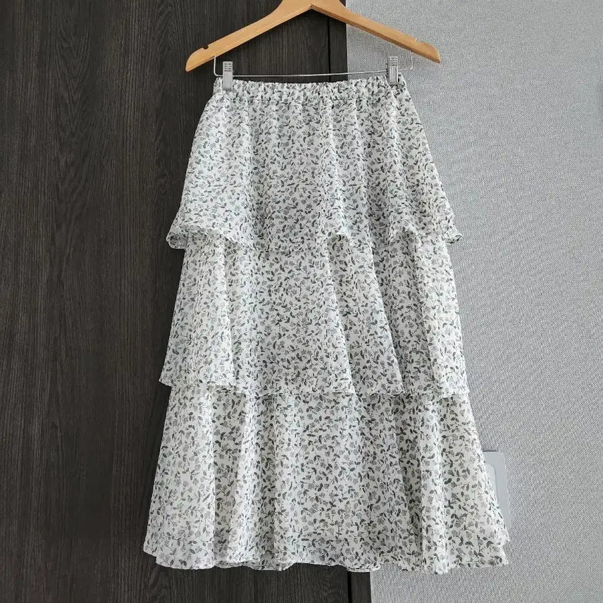 [BUNJANG] MUZAK Frill Long Skirt / MUZAK 무자크 프릴 롱 스커트 F