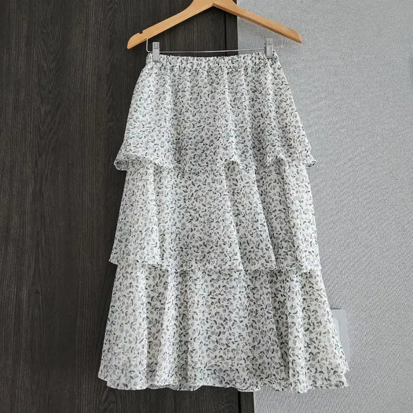[BUNJANG] MUZAK Frill Long Skirt / MUZAK 무자크 프릴 롱 스커트 F