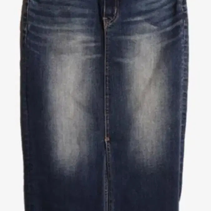 [BUNJANG] High-Waisted Denim Long Skirt (XS) / 새제품)하이웨스트 데님 롱스커트 청치마 xs사이즈