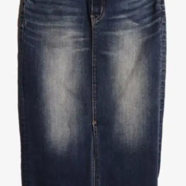 [BUNJANG] High-Waisted Denim Long Skirt (XS) / 새제품)하이웨스트 데님 롱스커트 청치마 xs사이즈