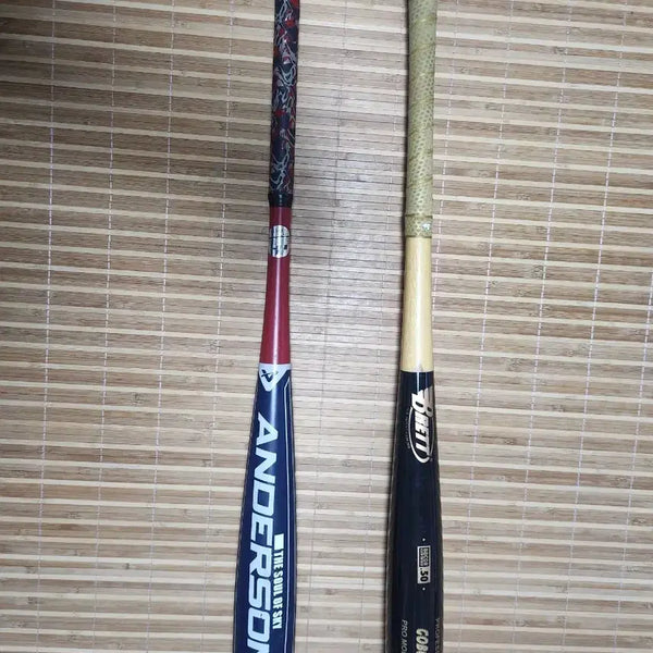 [BUNJANG] Anderson TZ 2.0 Alloy Bat & Brett Maple Wood Bat / 앤더슨 TZ 2.0 알로이배트 / 브렛 압축나무배트