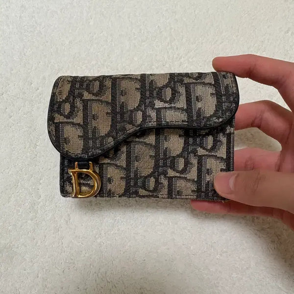 [BUNJANG] Dior Oblique Saddle Card Holder / 디올 오블리크 새들 카드지갑