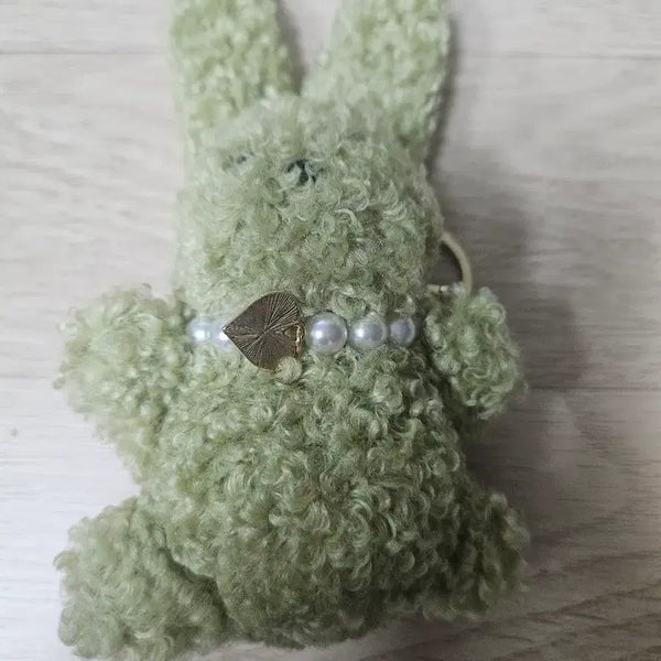 [BUNJANG] Quarterb Olive Rabbit Charm / [쿼터브] 올리브 토끼 키링 새상품