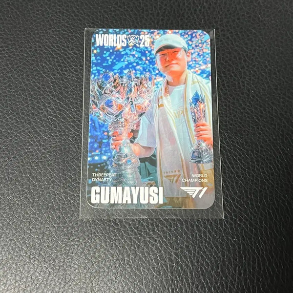 [BUNJANG] T1 Gumayusi MSI Pen Festa Worlds Championship Skin Yunara Photocard / T1 구마유시 MSI 대전 펜페스타 월즈 우승 스킨 유나라 포토카드