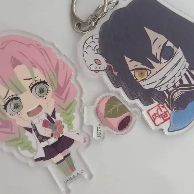 [BUNJANG] Demon Slayer Iguro Obanai & Kanroji Mitsuri Acrylic Standee Bundle Set / 일괄 가격))귀멸의 칼날 이구로오바나이 칸로지 미츠리 아크릴 일괄