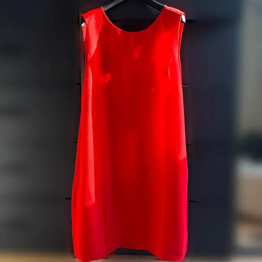 [BUNJANG] Sleeveless Chiffon Summer Dress / [새상품] 쉬폰 여름 원피스
