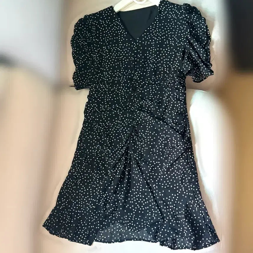 [BUNJANG] Sheer V-Neck Dress / [새상품] 쉬폰 V넥 원피스