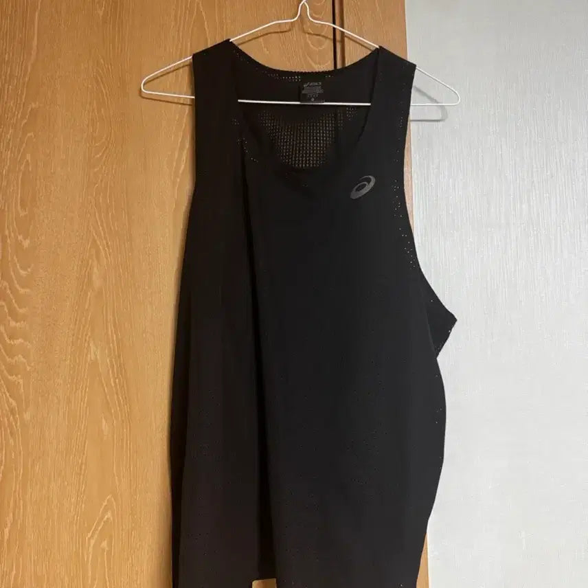 [BUNJANG] ASICS Active Rise Singlet Black / [M] 아식스 액티브리즈 싱글렛 블랙