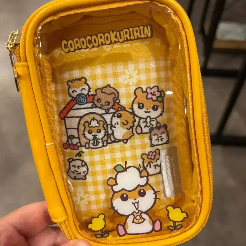 [BUNJANG] Sanrio Corocorokuririn Clear Pouch / 산리오 코로코로쿠리링 투명파우치