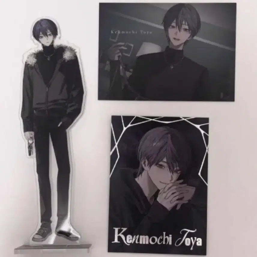 [BUNJANG] NIJISANJI Kenmochi Toya "Sokubaku" Acrylic Stand Cheki Set / 켄모치토우야 속박 아크릴 스탠드 체키 세트 니지산지