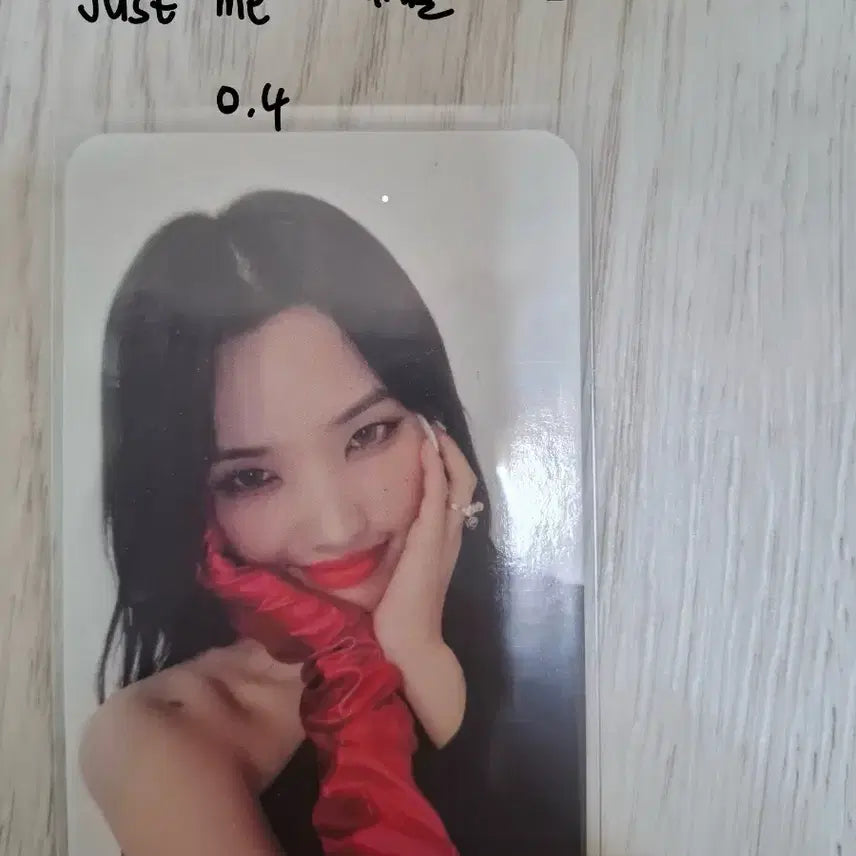 [BUNJANG]  (G)I-DLE Soyeon 'Just Me' MD Watch Strap Photocard / 아이들 소연 just me md 시계줄 포카