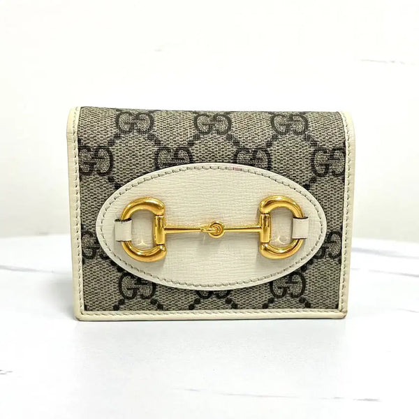 [BUNJANG] Gucci Horsebit 1955 Card Wallet / 구찌 홀스빗 1955 카드지갑 반지갑 (621887)