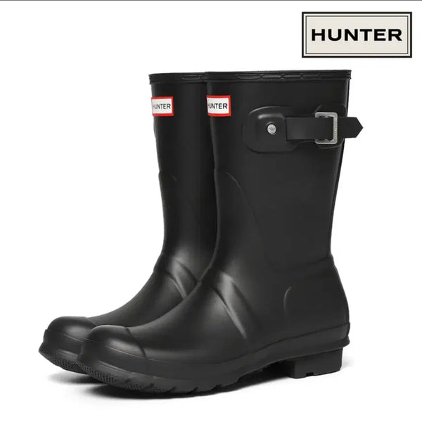 [BUNJANG] Hunter Original Short Rain Boots Black WFS1000RMA-BLK / 헌터 오리지날 숏 레인부츠 블랙 WFS1000RMA-BLK