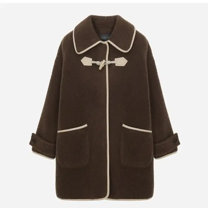 [BUNJANG] Thursday Island Duffle Coat Brown / 써스데이아일랜드의 더플 코트 브라운 S
